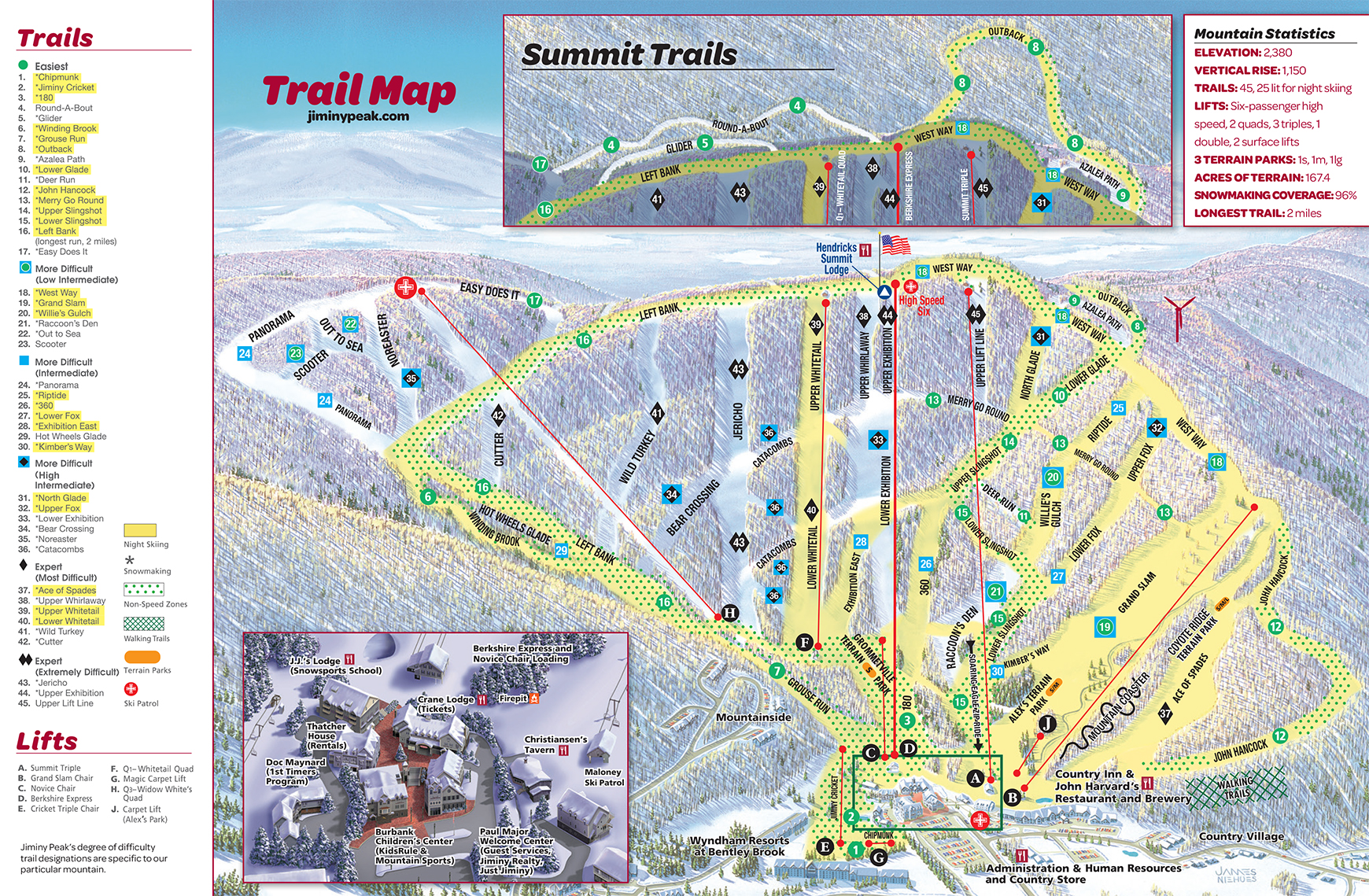 Jiminy Peak Maps - Jiminy Peak